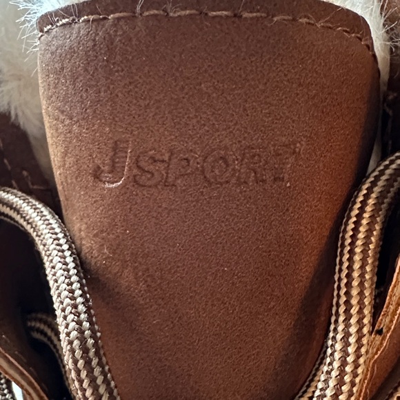 Women’s JSport Brown and Gray Duck Boots - Picture 2 of 6